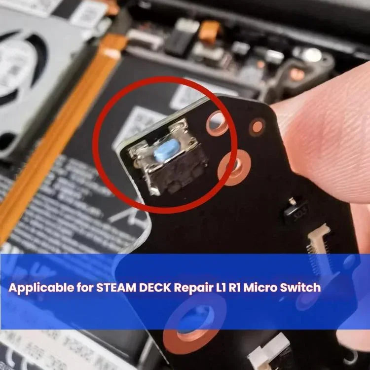Steam Deck용 10개입 어깨 버튼 L1 R1 마이크로스위치, L1 R1 마이크로스위치