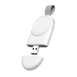 애플 워치 1/2/3/4/5/6/7/8/9/10/SE용 휴대용 USB 자석 무선 충전기