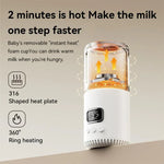 휴대용 무선 아기 젖병 워머 400ml 조절 온도 여행용 보온병, Type-C 고속 충전, CT01 10000mAh, CT01 18000mAh