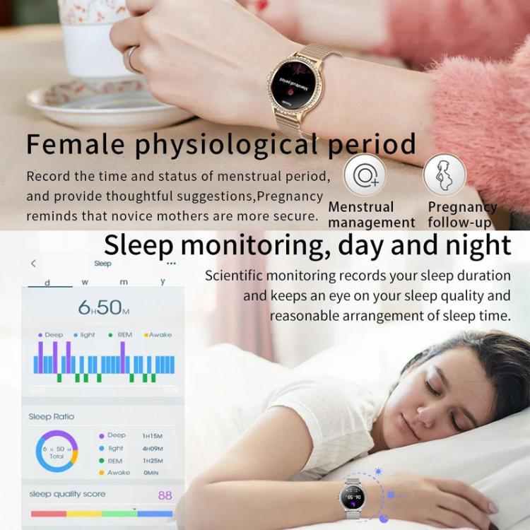 블루투스 통화 AI 음성 비서 생활 방수 스포츠 스마트워치, 블랙 실리콘 스트랩, 골드 핑크 실리콘 스트랩, 실버 그레이 실리콘 스트랩, 골드 러프 스틸 스트랩+핑크 실리콘 스트랩, 실버 러프 스틸 스트랩+그레이 실리콘 스트랩