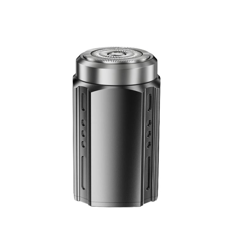 LCD 디스플레이 남성용 휴대용 전기 면도기 – 여행용 미니 면도기, USB Type-C 고속 충전, 방수 및 세척 가능 디자인, 6날 헤드 다크 메탈릭 그레이, 플로팅 블레이드 다크 메탈릭 그레이, 6날 헤드 블랙, 플로팅 블레이드 블랙