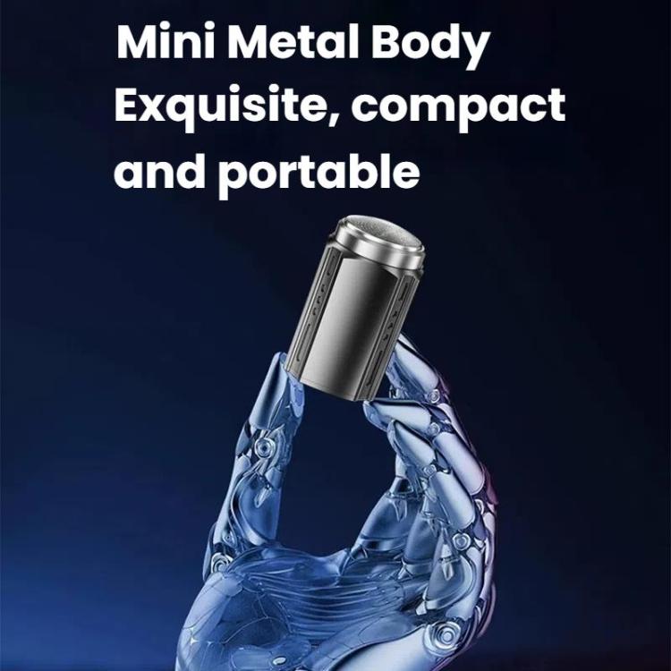 LCD 디스플레이 남성용 휴대용 전기 면도기 – 여행용 미니 면도기, USB Type-C 고속 충전, 방수 및 세척 가능 디자인, 6날 헤드 다크 메탈릭 그레이, 플로팅 블레이드 다크 메탈릭 그레이, 6날 헤드 블랙, 플로팅 블레이드 블랙