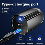 LCD 디스플레이 남성용 휴대용 전기 면도기 – 여행용 미니 면도기, USB Type-C 고속 충전, 방수 및 세척 가능 디자인, 6날 헤드 다크 메탈릭 그레이, 플로팅 블레이드 다크 메탈릭 그레이, 6날 헤드 블랙, 플로팅 블레이드 블랙