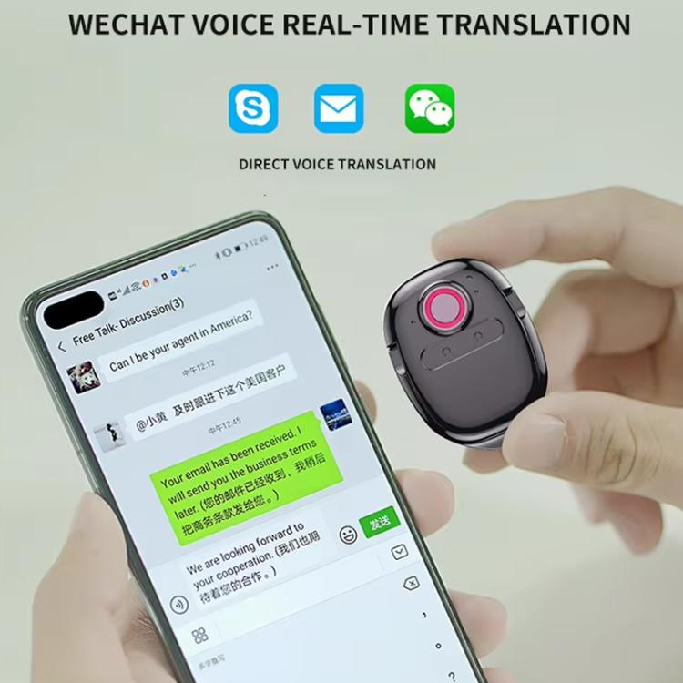 다국어 미니 번역기 실시간 음성-텍스트 번역 여행, 비즈니스 및 즉석 채팅용, 기본 버전, 업그레이드 버전