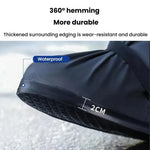 사이클링 야외용 두꺼운 내마모성 중간 길이 비 부츠, S 36-37, M 38-39, L 40-42, XL 43-45, XXL 46-47