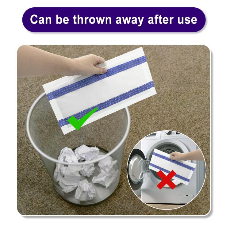 3개입 /팩 일회용 걸레 패드 Swiffer WetJet 중장비 청소용, 다중 표면, 줄무늬 없음, 빠른 청소, 흰색