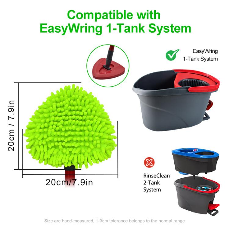 3개입 /팩 걸레 패드 O-Cedar EasyWring 1탱크 시스템 교체 부품