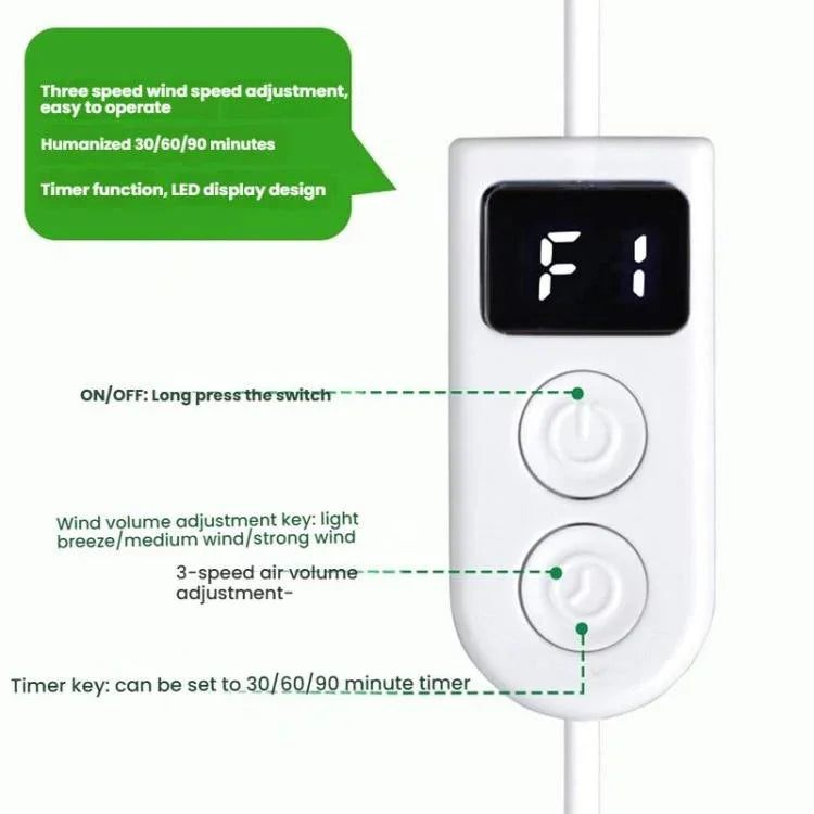 USB 전원 냉각 패드 아기 유모차 시트 쿠션 팬 3단계 속도 조절