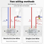 모델 120 미국 게이지 그래피티 스마트 WiFi 단일 스위치, 1구 화이트, 2구 화이트, 1구 블랙, 2구 블랙, 1구 골드, 2구 골드
