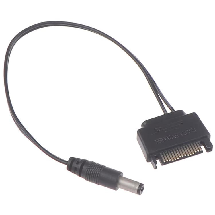 SATA 수컷에서 5.5 x 2.1mm DC 연결 케이블 12V 전원 케이블, 20cm, 50cm, 100cm