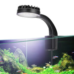 5W 청백색 아쿠아리움 LED 클립 라이트 12 LED USB 전원 미니 어항 조명 수생 식물, 수초 및 소형 어항용, 220V, 110V