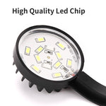 5W 청백색 아쿠아리움 LED 클립 라이트 12 LED USB 전원 미니 어항 조명 수생 식물, 수초 및 소형 어항용, 220V, 110V