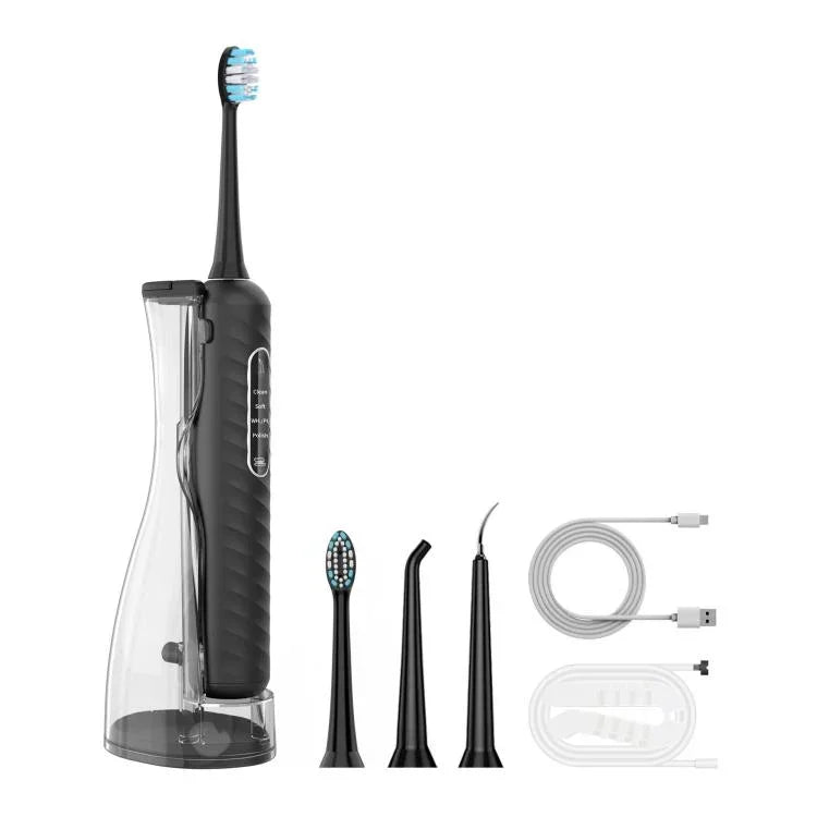 3-in-1 전동 칫솔, 워터 플로서 & 구강 세정기 180mL 분리형 탱크 포함