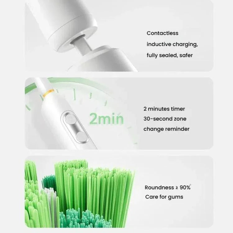 성인용 충전식 전동 칫솔 4200 RPM 회전 브러시 IPX8 방수 유도 충전, 살균 화이트, 살균 블랙, 일반 화이트, 일반 블랙