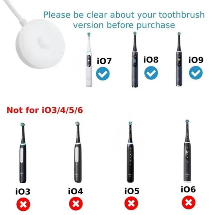 3768 칫솔 충전기 전원 어댑터 Oral B IO 시리즈 9/8/7 IO7 IO8 IO9용, 유럽 플러그, 유럽 플러그