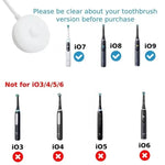 3768 칫솔 충전기 전원 어댑터 Oral B IO 시리즈 9/8/7 IO7 IO8 IO9용, 미국 플러그, 미국 플러그