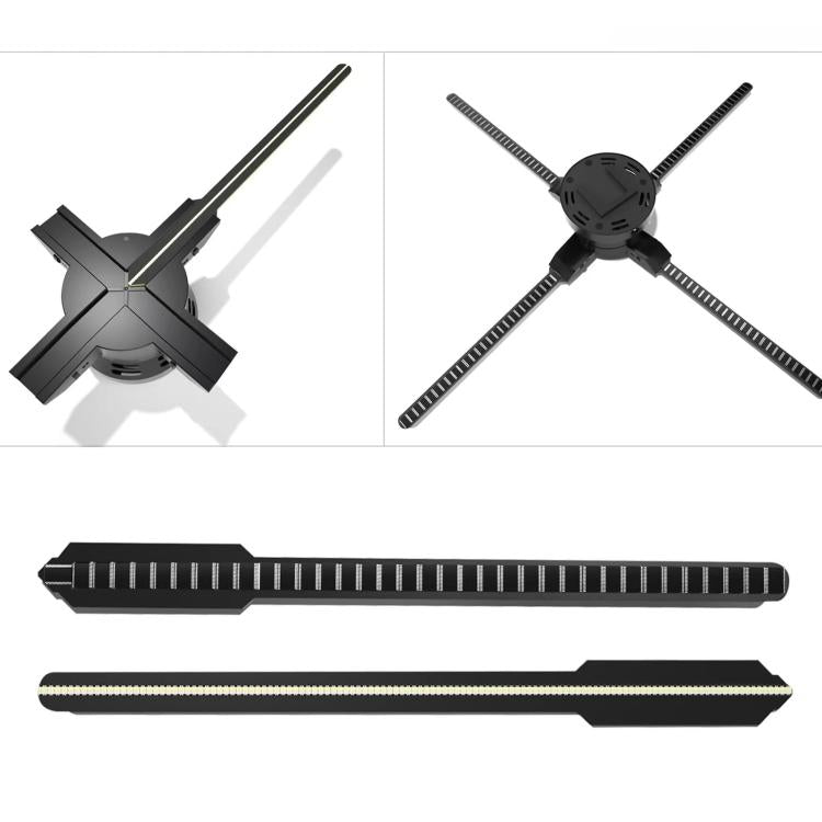 60cm 3D 홀로그램 팬 1600x720 해상도 & 720 LED WiFi/앱 DIY 콘텐츠 제어, 미국 플러그, 유럽 플러그, 영국 플러그, 호주 플러그