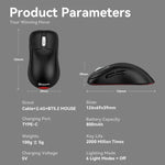 트라이 모드 무선 게이밍 마우스 24000 DPI, 6가지 RGB 조명 모드, 충전식, 매크로 프로그래밍 가능, 블랙, 화이트, 핑크, 무선 충전 블랙, 무선 충전 화이트, 무선 충전 핑크