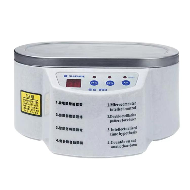 SUNSHINE 968 Mini Jewellery Glasses Cleaner Ultrasonic Cleaner, EU Plug, US Plug