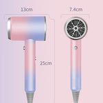 High-Speed Hair Dryer Salon & Home Blow Dryer with Blue Light Ionic Technology, US Plug, EU Plug, UK Plug