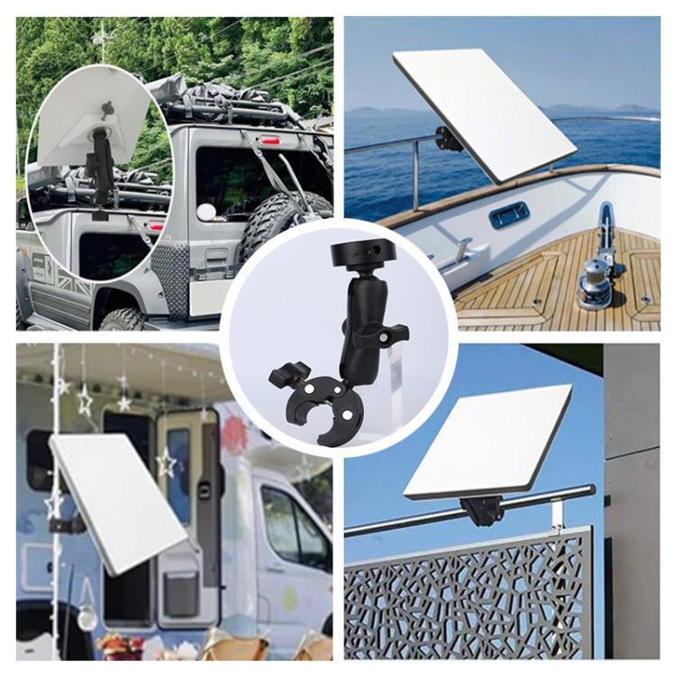 Starlink Mini 알루미늄 합금 브래킷 어댑터 중량 클램프 브래킷용, S8600