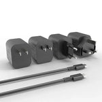 닌텐도 스위치 2용 고속 충전기 60W 전원 어댑터 벽면 플러그 USB-C 케이블 포함, 미국 플러그