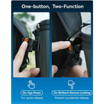APEXEL BinoClamp Pro 퀵 릴리스 쌍안경 마운트 키트 360도 회전 알루미늄 쌍안경 홀더, APL-F007