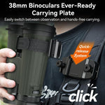 APEXEL BinoClamp Pro 퀵 릴리스 쌍안경 마운트 키트 360도 회전 알루미늄 쌍안경 홀더, APL-F007