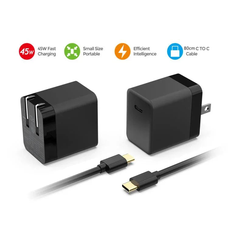 DOBE 45W GaN 고속 충전기 닌텐도 스위치 2/Switch OLED/Switch/Switch Lite USB-C 충전기 US 플러그, 닌텐도 스위치 2용