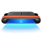 Car Rear Seat USB Plug-in Dual Turbine Silent Bladeless Electric Fan