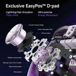 EasySMX D10 무선 게이밍 컨트롤러 듀얼 모드 트리거 & TMR 홀 이펙트 조이스틱 충전 도크 PC/스위치/폰/스팀용
