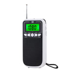 휴대용 FM/AM/SW 다중 대역 고감도 시계 제어 라디오 플레이어, EU용, 미국용