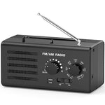 듀얼밴드 FM/AM 외부 전원 소켓 라디오 플레이어, EU용, 미국용