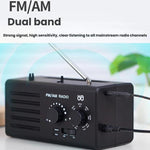 듀얼밴드 FM/AM 외부 전원 소켓 라디오 플레이어, EU용, 미국용