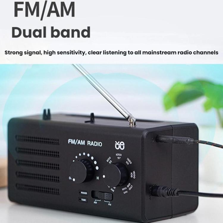 듀얼밴드 FM/AM 외부 전원 소켓 라디오 플레이어, EU용, 미국용