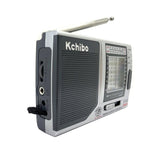 Kchibo 10밴드 AM/FM/SW 휴대용 라디오 고음질 스피커 콤팩트 미니 다중 대역 수신기, KK-9803