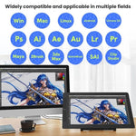 VEIKK VK2200PRO 21.5 인치 디지털 스크린 핸드 드로잉 스크린 전자 드로잉 스크린 모바일폰 호환, EU 플러그, US 플러그, UK 플러그