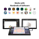 VEIKK VK1600 15.6 인치 디지털 드로잉 스크린 전자 드로잉 스크린 모바일폰 호환
