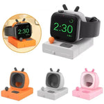 Apple Watch 데스크탑 스탠드 실리콘 받침대, 충전기 미포함