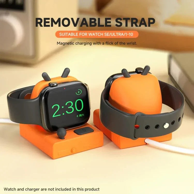 Apple Watch 데스크탑 스탠드 실리콘 받침대, 충전기 미포함