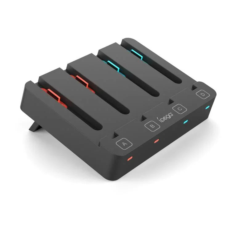 ipega 닌텐도 스위치 2/스위치 조이콘 컨트롤러 충전 도크 4-in-1, PG-SW2081