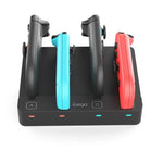 ipega 닌텐도 스위치 2/스위치 조이콘 컨트롤러 충전 도크 4-in-1, PG-SW2081