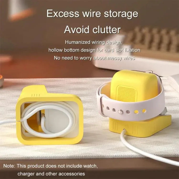Apple Watch 타자기 스타일 스탠드 무선 충전 실리콘 받침대