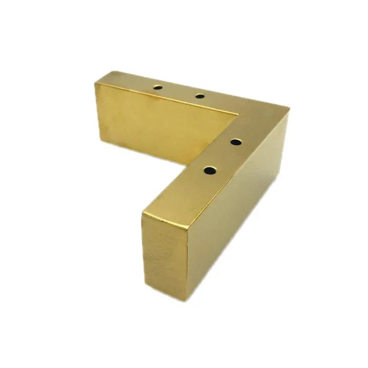 5.5cm 소파 다리 스테인리스 높이 조절 침대 옆 탁자 받침 다리, 7자형 다리 (브러시드 골드), 1자형 다리 (브러시드 골드), 7자형 다리 (블랙 티타늄), 1자형 다리 (블랙 티타늄), 7자형 다리 (브러시드 실버), 1자형 다리 (브러시드 실버)