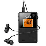 FM/AM/SW 전대역 휴대용 카드 라디오, C26