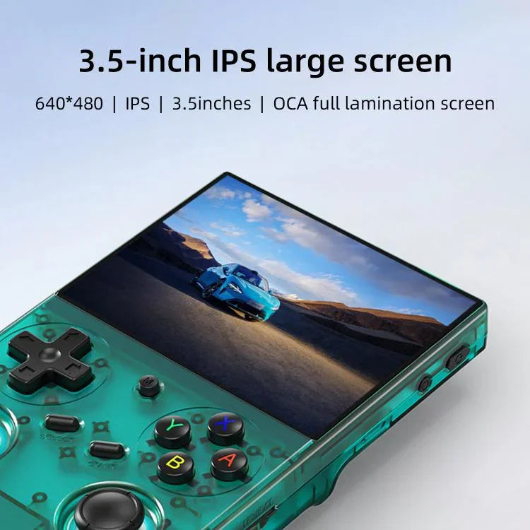 ANBERNIC RG 35XXPro 레트로 휴대용 콘솔 3.5인치 화면 리눅스 64비트 포켓 게임기, 64G+128G, 64G+256G