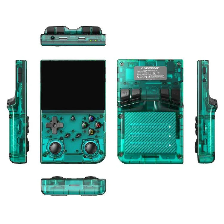 ANBERNIC RG 35XXPro 레트로 휴대용 콘솔 3.5인치 화면 리눅스 64비트 포켓 게임기, 64G+128G, 64G+256G