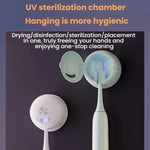스마트 충전식 칫솔 UV 살균기 및 보관대