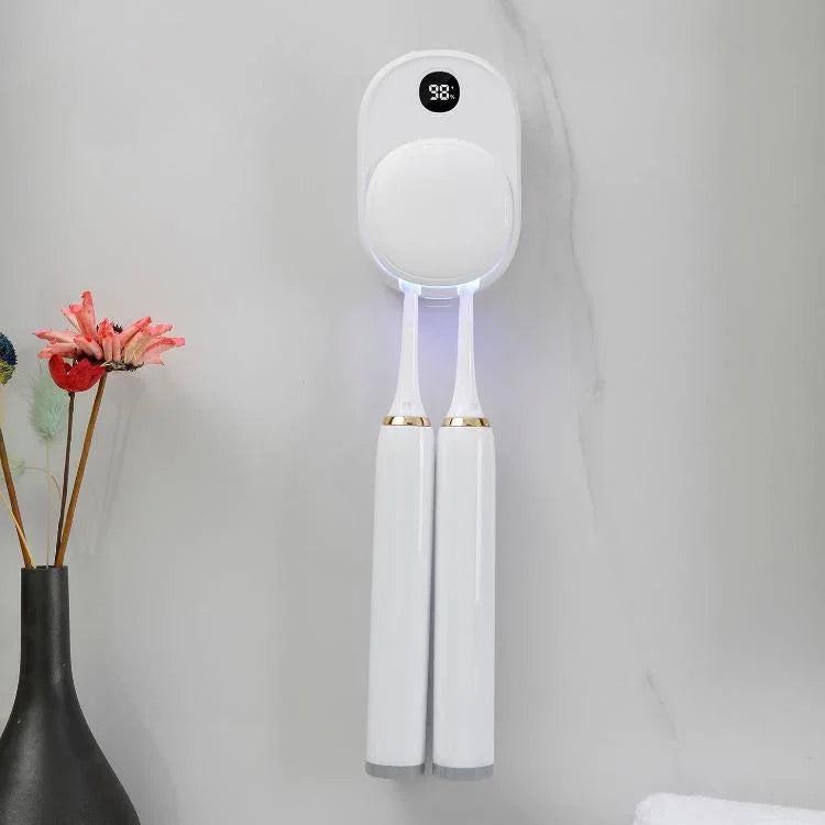 벽걸이형 스마트 UV 살균기 및 자연 건조 칫솔 살균기