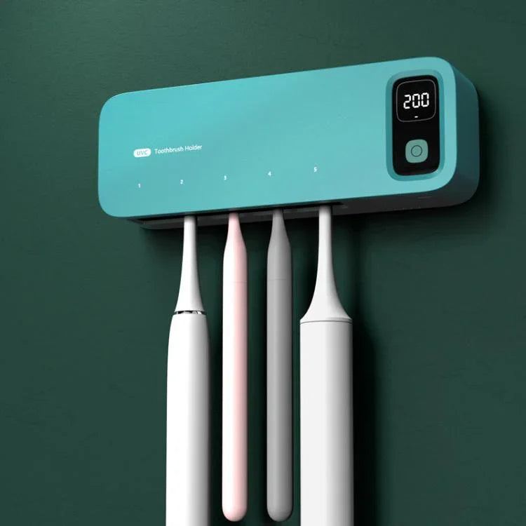 자동 건조 전기 칫솔 UV 살균기 욕실 보관대